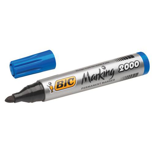 Marqueur - Bic Marking 2000 - Pointe Ogive Bleu