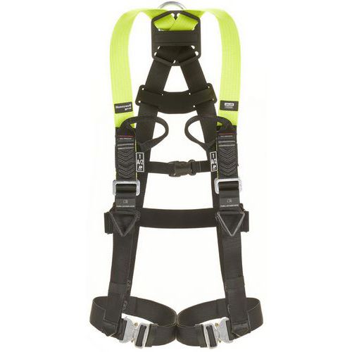 Miller - Harnais antichute H500 IS6 - 2 points - Taille 2 - Noir/jaune - Norme EN 361