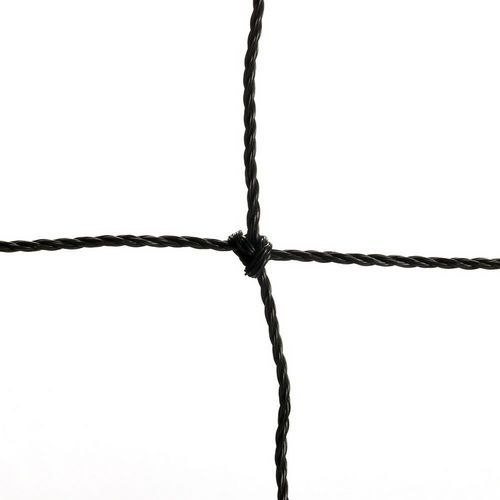 Paire Filets Buts Foot À 8 - Trapézoïdal - 120 - Ø25mm Noir