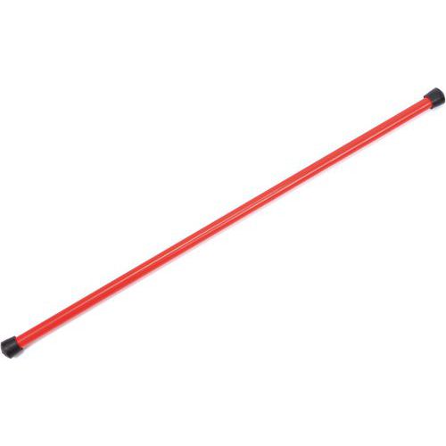 Barre de remise en forme lestée 3 kg rouge - Polyéthylène - 120 cm - Musculation et fitness