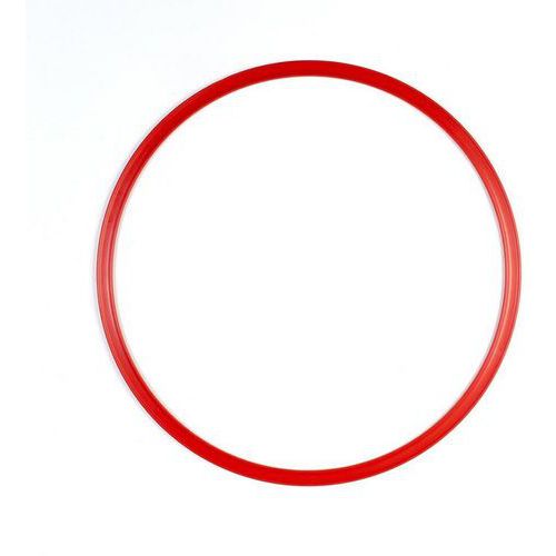 Cerceau plat d'entraînement Ø 35 cm - Rouge - Nylon - Durable et Écologique