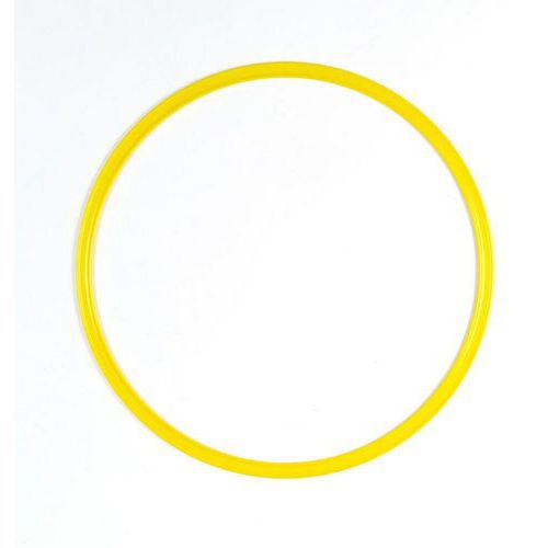 Cerceau plat Ø 60 cm Jaune - Nylon - Entraînement Multisport - Recyclable