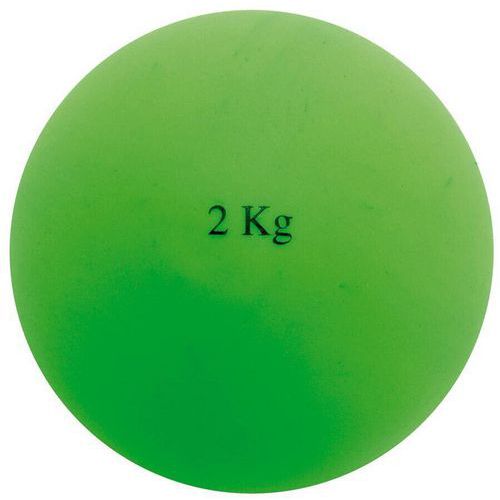 Balle lestée à lancer Eco Soft - 2 kg - Athlétisme - Initiation Adulte - Ø 10.5 cm