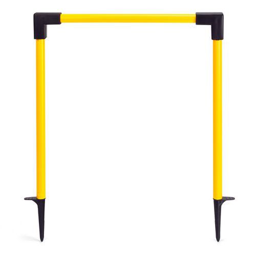 Arceau de précision 50x50cm Noir/jaune - 100% recyclable - Idéal pour vos projets