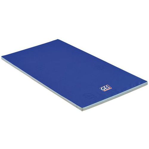 GES - Tapis de gymnastique 200 x 100 x 4 cm - Mousse haute densité 35 kg/m³ - Idéal pour écoles et clubs