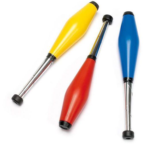 Lot 3 Massues Junior Pro Assorties - Jonglage Initiation Enfant - Art du Cirque