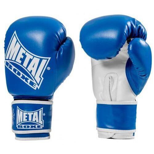 Gants D'entrainement Métal Boxe Bleu - 8