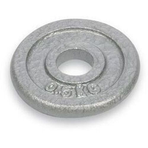 Disque Fonte Musculation 0.5 kg - Alésage 28 mm - Fonte Robuste - Accessoire Haltères