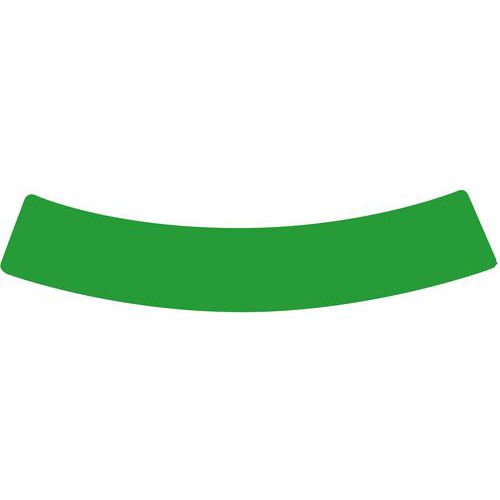 Courbe de marquage au sol en PVC Vert - Durable et Écologique - Idéal pour Tout Terrain