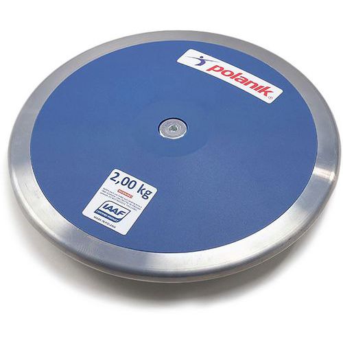 Polanik - Disque de Lancer Compétition Adulte - 0,6 kg - Acier Certifié World Athletics