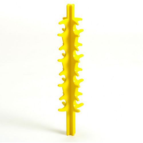 Pince multi-jalons / multi-hauteurs Jaune PVC - Accessoire cerceau et jalon - Équipement multisport recyclable