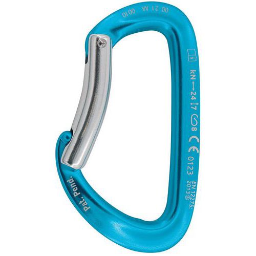 Lot de 8 - Mousqueton Doigt Courbe Camp Orbit Bent Gate