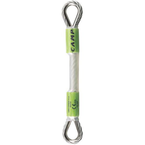 Camp - Câble Express 18 cm Vert - Résistance 23 kN - Sangle 180 mm - Sécurité Fiable