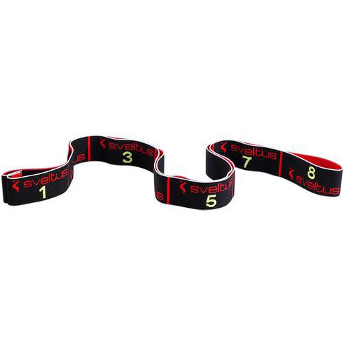 Sveltus - Bande élastique Élastiband - Force 15kg - Noir - Oeko-Tex - Musculation et Fitness