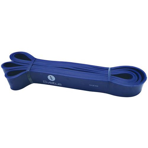 Sveltus - Bande de résistance bleue 35 kg - Musculation et renforcement - Élastique fitness