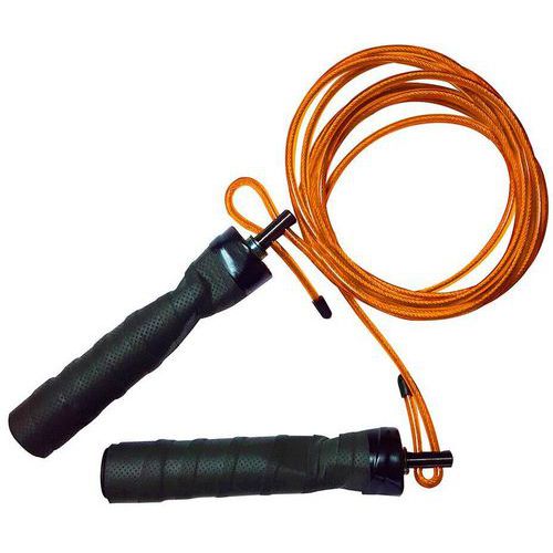 Sveltus - Corde à sauter ajustable PVC Orange - Longueur réglable - Idéale pour le fitness