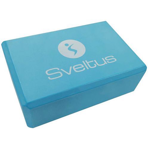 Sveltus - Brique de Yoga Bleu - Accessoire Fitness Durable - Confort et Stabilité