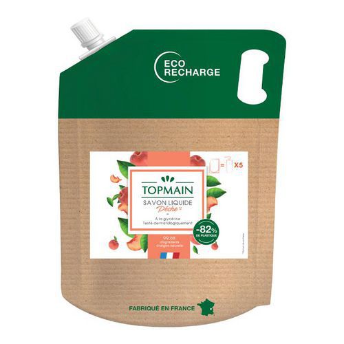 Savon Liquide Pêche - Poche Ã‰co Recharge - 25l - Topmain