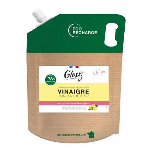 Vinaigre Blanc 14Â° Eco Recharge - 25l - Gloss