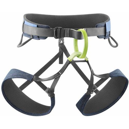Edelrid - Harnais d'escalade Moe III - Bleu - Taille L - Mixte Adulte - Entraînement Club