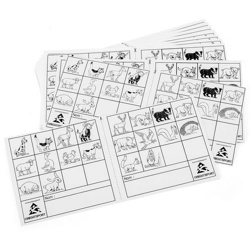 Orientsport - Carton de Contrôle Animaux - Accessoire Sport et Activité Extérieure - Garantie 1 An