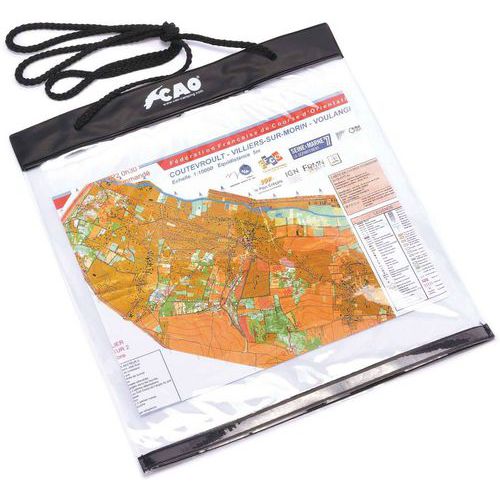 Lot de 3 - Etui À Carte Pour Course D'orientation