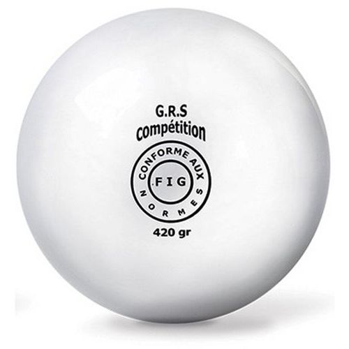 Ballon De Grs Compétition Diamètre 190 Mm Blanc