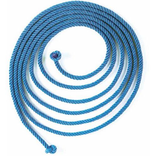 Corde à sauter 5m Polypropylène Bleu Enfant - Jeux d'adresse pour s'amuser dehors