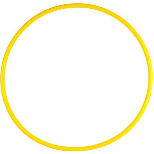 Cerceau d'entraînement rond jaune - Diamètre 75cm - Accessoire multisport