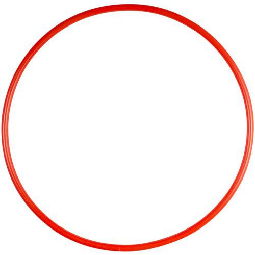 Cerceau d'entraînement rond 75cm rouge - Accessoire multisport pour un entraînement efficace