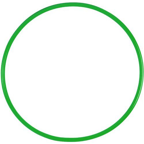 Cerceau d'entraînement rond vert 75cm - Accessoire multisport idéal