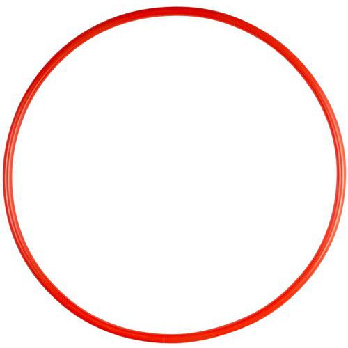 Cerceau rond d'entraînement - Diamètre 65cm - Rouge - Idéal pour le sport
