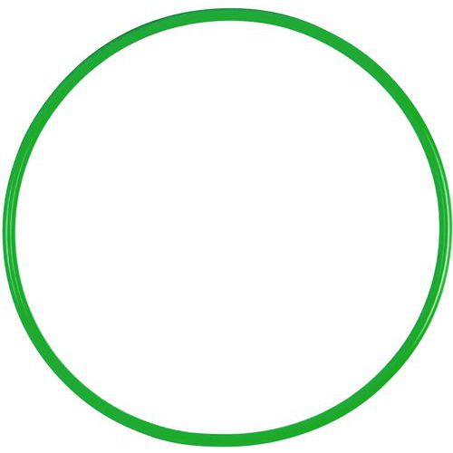 Cerceau d'entraînement rond vert - Diamètre 65cm - Accessoire multisport idéal