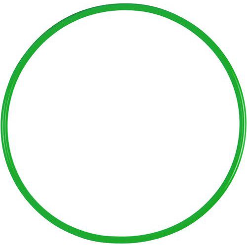 Cerceau d'entraînement rond vert 85cm - Accessoire multisport idéal