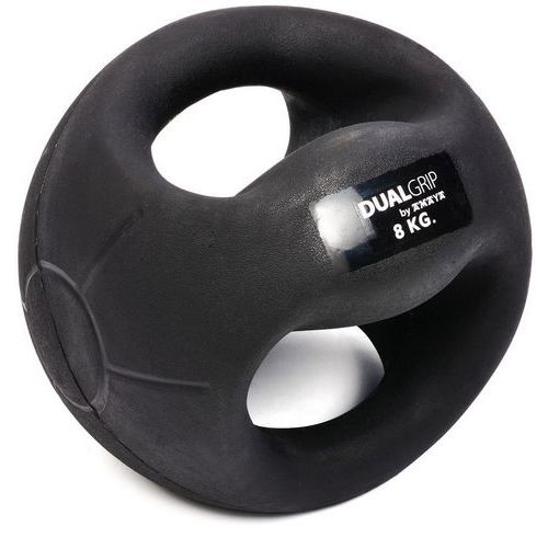 Médecine Ball à Poignées 8 kg PVC - Musculation et Fitness Adulte - Entraînement Complet