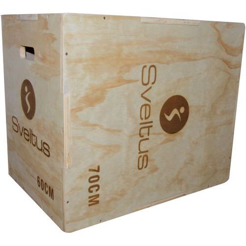 Sveltus - Plyo box en bois - Recyclable 100% - Garantie 1 an