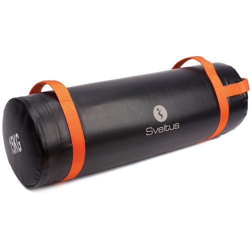Sveltus - Sac de musculation lesté - 15 kg - Vinyle résistant - Entraînement complet pour adultes