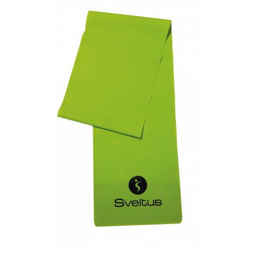 Sveltus - Rouleau Bande Latex Force Moyenne - Vert - 1,20m - Résistance 0.065 kg - Idéal Entraînement