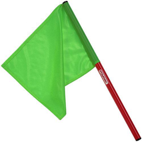 Polanik - Drapeau d'athlétisme Officiel Vert - 0.51m - Tissu - Compétition