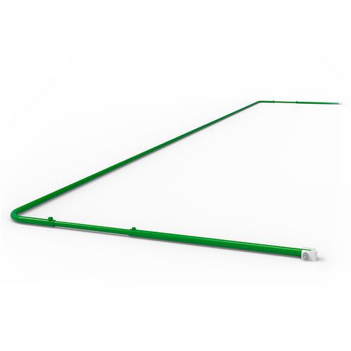 Metaluplast - Système de relevage filet de foot But à 8 - Acier Vert - Accessoire Durable