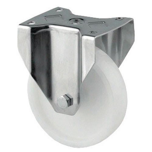 Roulette Fixe En Nylon H Ht:240 Mm Force:400 Kg