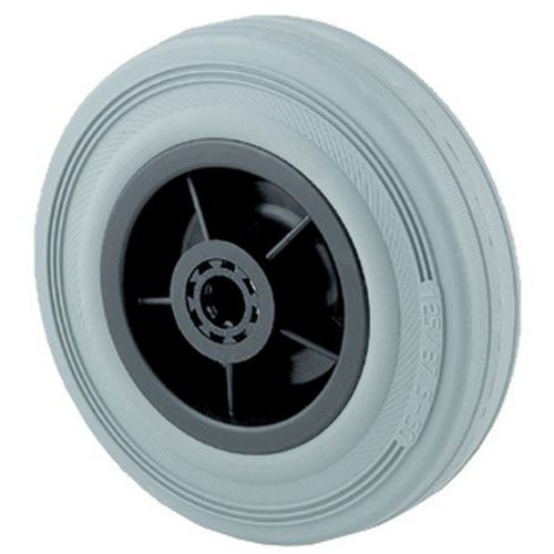 Roulette Avec Pneus Caoutchouc Force:205 Kg L Ht:50 Mm