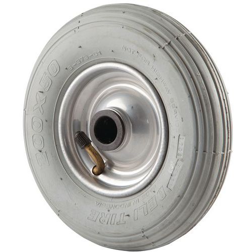 Roulettes Bandage Pneumatique Force:75 Kg L Ht:50 Mm