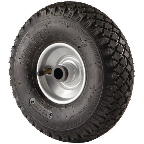 Roulettes Bandage Pneumatique Force:200 Kg L Ht:85 Mm