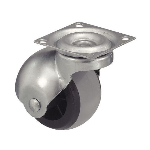 Roul Boule Diam 40platine F20kgs Bandage Polypro+caoutch