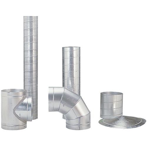 Conduit galva pour réseau de ventilation Diamétre 160 mm