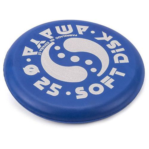 Frisbee mousse bleu - 25cm - Idéal débutant Ultimate