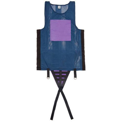 Chasuble Bumball Bleu - Taille S - Nylon - Mixte - Personnalisable