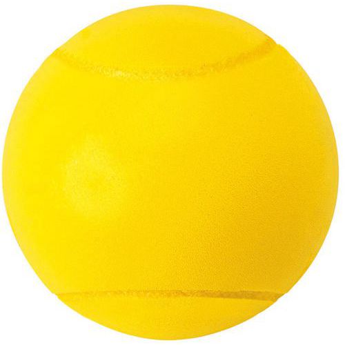 Balle en mousse jaune 7 cm pour enfant - Idéale pour débutants