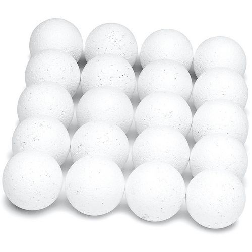 Balles de baby-foot en liège blanc - Lot de 50 - Recyclable et écologique